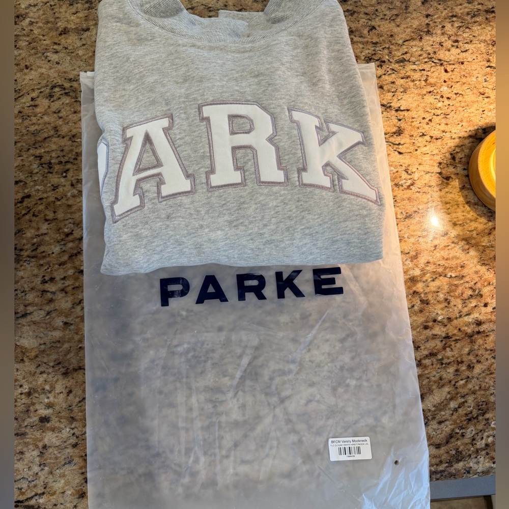 Parke !!SOLD OUT ONLINE!! Women's Gray Logo Sweatshirt - Picture 7 of 7